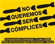 Concentraci&#243;n #NoQuieroSerC&#243;mplices de los cr&#237;menes de guerra &#161;Ven!